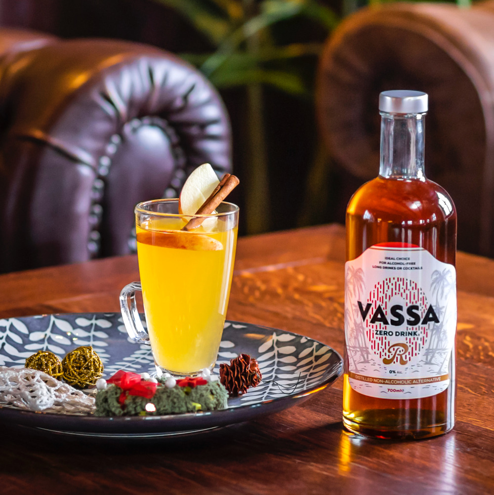 vassa hot apple - nealkoholický podzimnní nápoj - nealkoholický rum